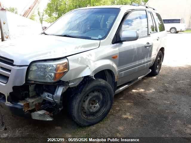 20263299 :رقم المزاد ، 2HKYF18586H001397 vin ، 2006 Honda Pilot Ex-l مزاد بيع