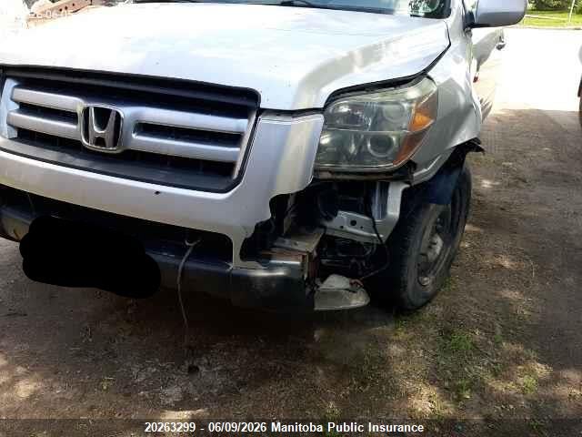 20263299 :رقم المزاد ، 2HKYF18586H001397 vin ، 2006 Honda Pilot Ex-l مزاد بيع