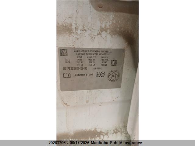 Aukcja sprzedaży 2014 Chevrolet Cruze Lt Turbo, vin: 1G1PC5SB0E7422486, numer aukcji: 20263306