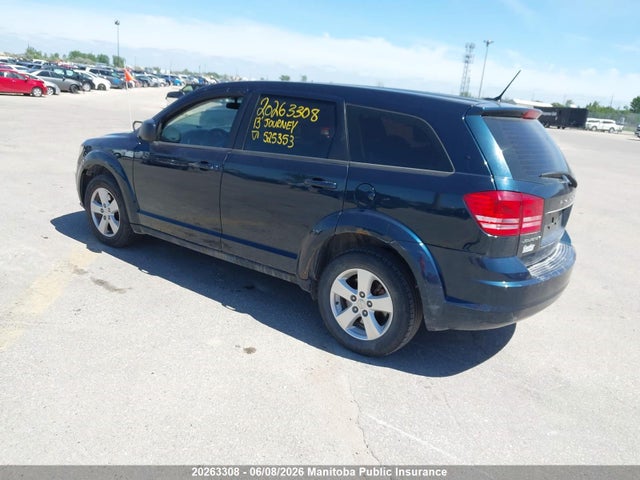 20263308 :رقم المزاد ، 3C4PDCAB8DT525353 vin ، 2013 Dodge Journey Cvp مزاد بيع