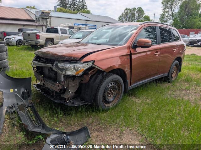 Продаж на аукціоні авто 2014 Mitsubishi Outlander Gt, vin: JA4JZ3AX8EZ604576, номер лоту: 20263315