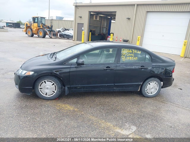 20263321 :رقم المزاد ، 2HGFA16459H008547 vin ، 2009 Honda Civic Dx-g مزاد بيع