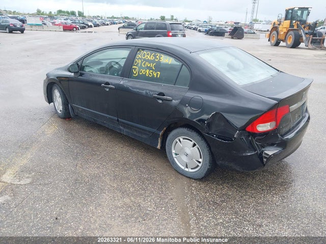 20263321 :رقم المزاد ، 2HGFA16459H008547 vin ، 2009 Honda Civic Dx-g مزاد بيع