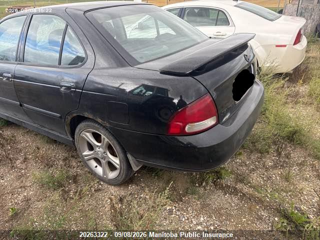 2003 Nissan Sentra Se-r Spec V მანქანა იყიდება აუქციონზე, vin: 3N1AB51D73L723125, აუქციონის ნომერი: 20263322