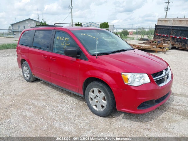 Продажа на аукционе авто 2012 Dodge Grand Caravan Se, vin: 2C4RDGBG4CR420496, номер лота: 20263335