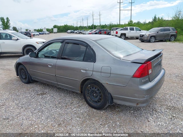 20263338 :رقم المزاد ، 2HGES16644H904552 vin ، 2004 Honda Civic Lx مزاد بيع