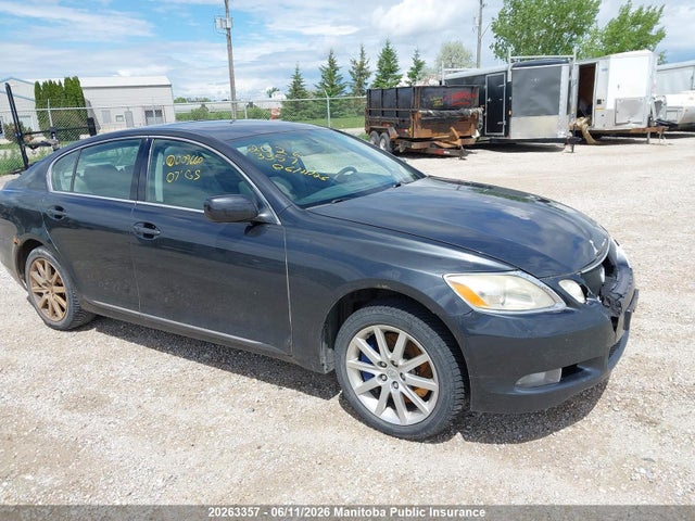 20263357 :رقم المزاد ، JTHCE96S270009660 vin ، 2007 Lexus Gs 350 مزاد بيع