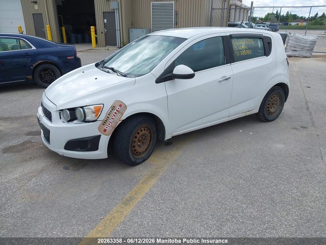 Продаж на аукціоні авто 2013 Chevrolet Sonic Lt, vin: 1G1JC6EH3D4235769, номер лоту: 20263358