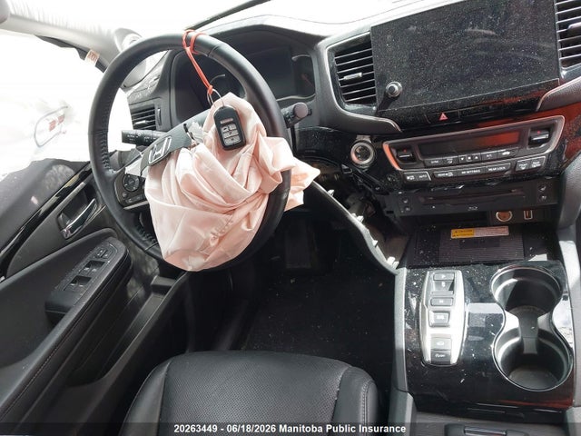 2022 Honda Pilot Touring მანქანა იყიდება აუქციონზე, vin: 5FNYF6H67NB507841, აუქციონის ნომერი: 20263449