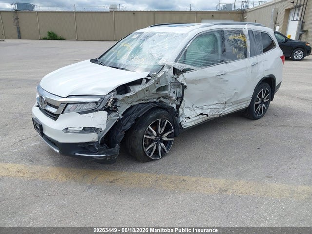 2022 Honda Pilot Touring მანქანა იყიდება აუქციონზე, vin: 5FNYF6H67NB507841, აუქციონის ნომერი: 20263449