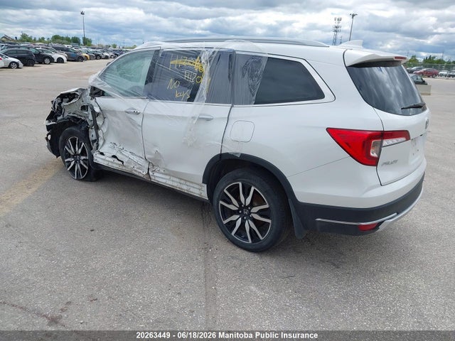 2022 Honda Pilot Touring მანქანა იყიდება აუქციონზე, vin: 5FNYF6H67NB507841, აუქციონის ნომერი: 20263449