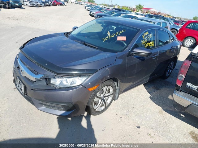 Honda Civic Lx 2016 2HGFC2F50GH040358 Image 2