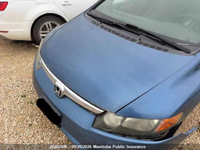 2008 Honda Civic Lx მანქანა იყიდება აუქციონზე, vin: 2HGFA165X8H024783, აუქციონის ნომერი: 20263506