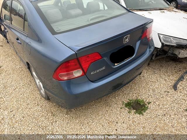 2008 Honda Civic Lx მანქანა იყიდება აუქციონზე, vin: 2HGFA165X8H024783, აუქციონის ნომერი: 20263506