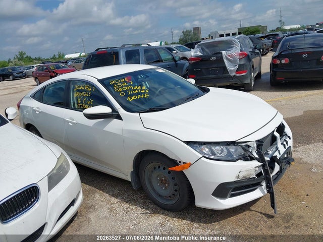 2016 Honda Civic Lx მანქანა იყიდება აუქციონზე, vin: 2HGFC2F5XGH009263, აუქციონის ნომერი: 20263527