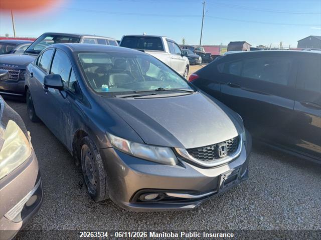 20263534 :رقم المزاد ، 2HGFB2F70DH000992 vin ، 2013 Honda Civic Touring مزاد بيع