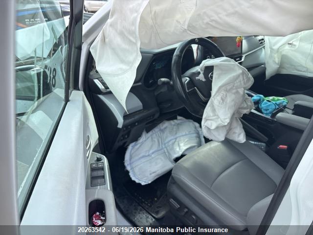 2025 Toyota Sienna Xle Hev მანქანა იყიდება აუქციონზე, vin: 5TDGRKECXSS274552, აუქციონის ნომერი: 20263542