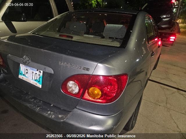 20263566 :رقم المزاد ، 2T1BR32E23C700606 vin ، 2003 Toyota Corolla Ce مزاد بيع