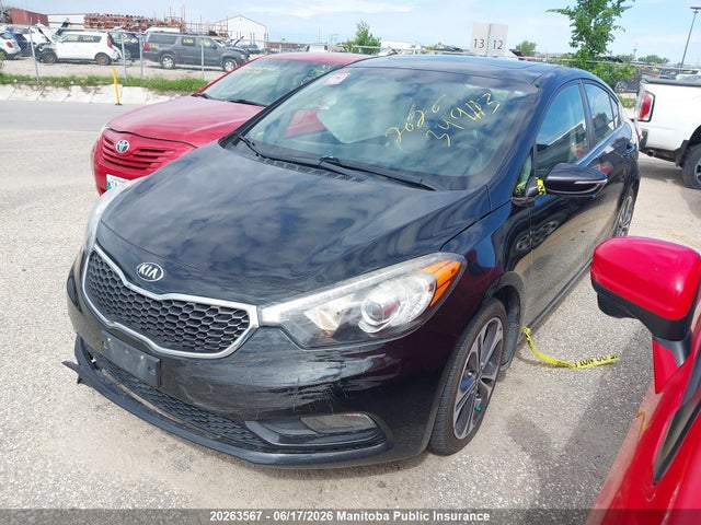 KIA FORTE EX 2014 KNAFX4A86E5152857 Image 2