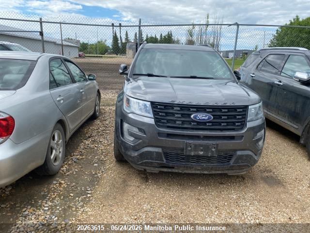 20263615 :رقم المزاد ، 1FM5K8GT2HGA38620 vin ، 2017 Ford Explorer Platinum Ecoboost مزاد بيع