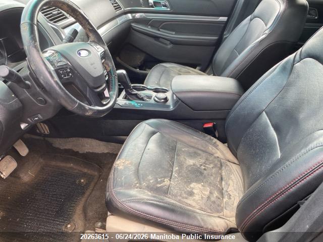 20263615 :رقم المزاد ، 1FM5K8GT2HGA38620 vin ، 2017 Ford Explorer Platinum Ecoboost مزاد بيع