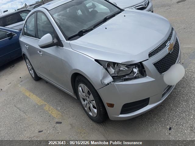 20263643 :رقم المزاد ، 1G1PC5SBXE7136712 vin ، 2014 Chevrolet Cruze Lt Turbo مزاد بيع