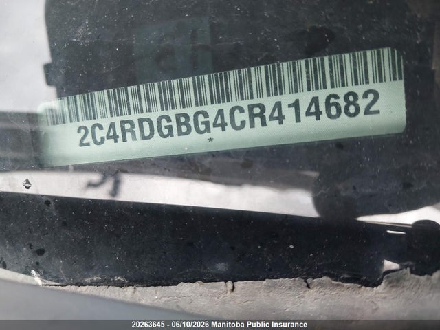 Продажа на аукционе авто 2012 Dodge Grand Caravan Sxt, vin: 2C4RDGBG4CR414682, номер лота: 20263645