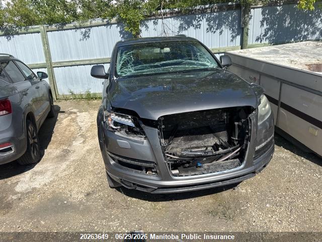 20263649 :رقم المزاد ، WA1VGCFE8DD001136 vin ، 2013 Audi Q7 V6 مزاد بيع