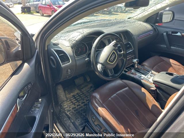 20263649 :رقم المزاد ، WA1VGCFE8DD001136 vin ، 2013 Audi Q7 V6 مزاد بيع