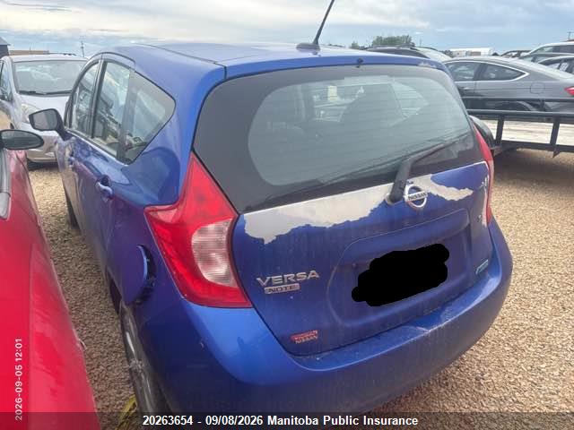 20263654 :رقم المزاد ، 3N1CE2CP9FL419515 vin ، 2015 Nissan Versa Note Sl مزاد بيع