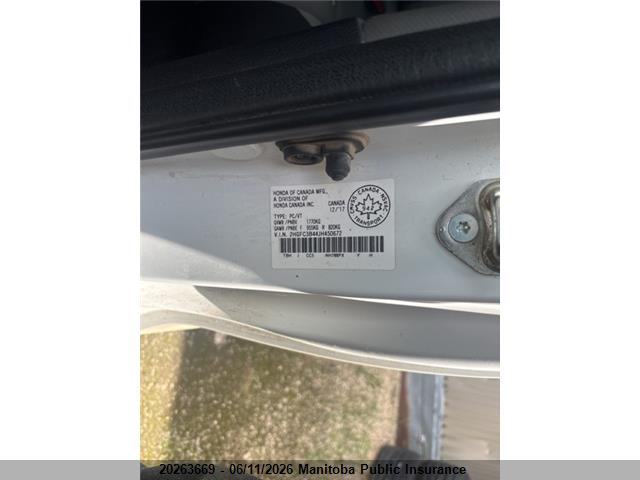20263669 :رقم المزاد ، 2HGFC3B44JH450672 vin ، 2018 Honda Civic Ex-t مزاد بيع