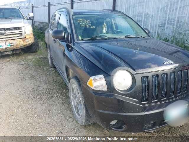 20263681 :رقم المزاد ، 1J8FF47W08D618927 vin ، 2008 Jeep Compass North مزاد بيع