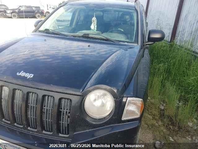 20263681 :رقم المزاد ، 1J8FF47W08D618927 vin ، 2008 Jeep Compass North مزاد بيع