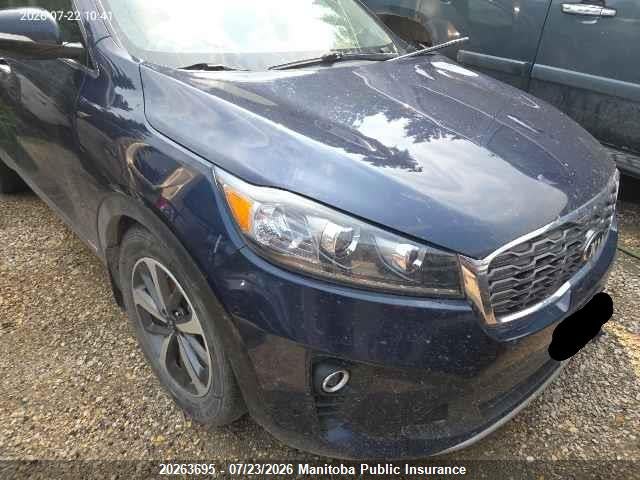 20263695 :رقم المزاد ، 5XYPHDA59KG528108 vin ، 2019 Kia Sorento Ex V6 مزاد بيع