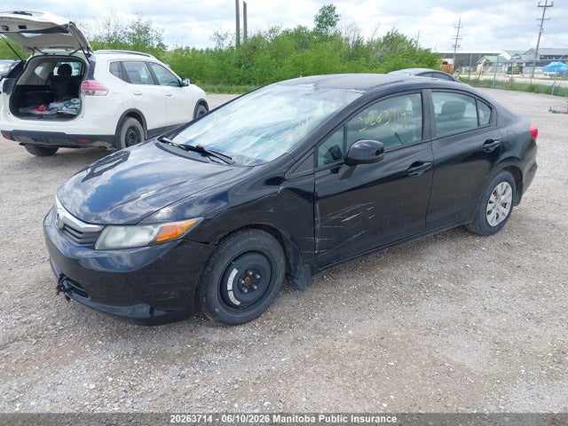 20263714 :رقم المزاد ، 2HGFB2F45CH063039 vin ، 2012 Honda Civic Lx مزاد بيع
