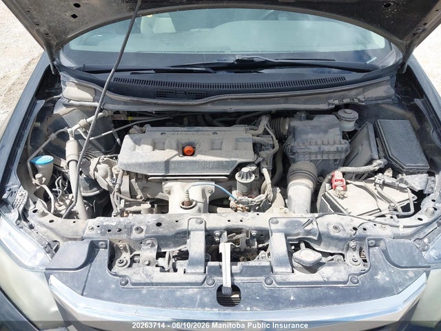 20263714 :رقم المزاد ، 2HGFB2F45CH063039 vin ، 2012 Honda Civic Lx مزاد بيع