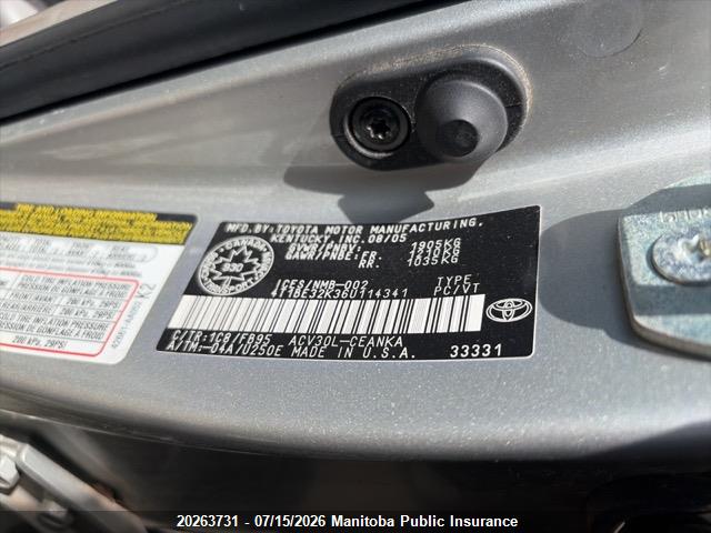 Aukcja sprzedaży 2006 Toyota Camry Le, vin: 4T1BE32K36U114341, numer aukcji: 20263731