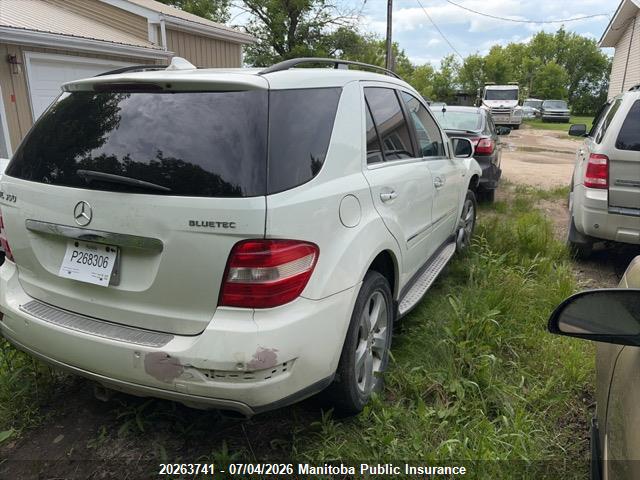 20263741 :رقم المزاد ، 4JGBB2FBXAA578279 vin ، 2010 Mercedes-benz Ml 350 Bluetec 4matic مزاد بيع