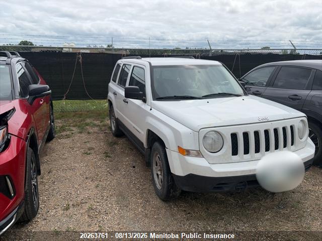 20263761 :رقم المزاد ، 1C4NJRAB2GD798415 vin ، 2016 Jeep Patriot Sport مزاد بيع