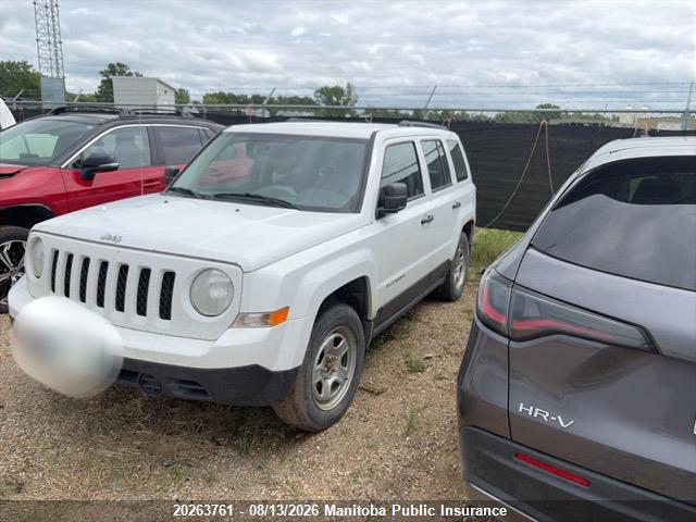 Продаж на аукціоні авто 2016 Jeep Patriot Sport, vin: 1C4NJRAB2GD798415, номер лоту: 20263761