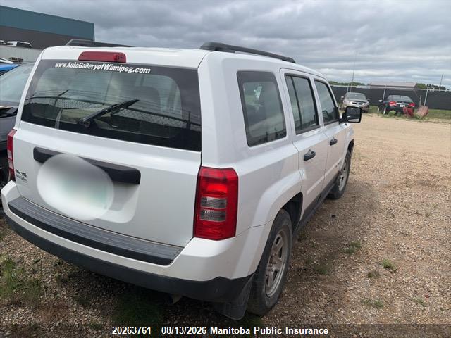 Продаж на аукціоні авто 2016 Jeep Patriot Sport, vin: 1C4NJRAB2GD798415, номер лоту: 20263761