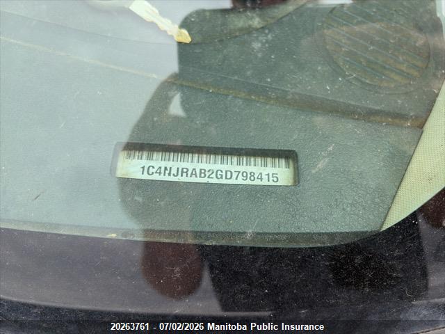 Продаж на аукціоні авто 2016 Jeep Patriot Sport, vin: 1C4NJRAB2GD798415, номер лоту: 20263761