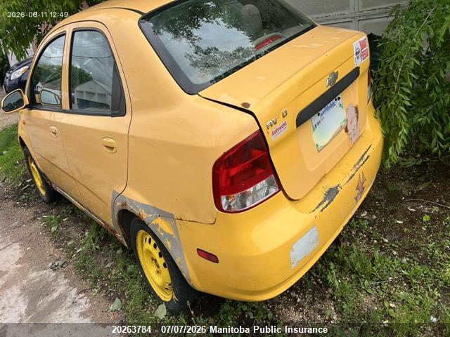 Aukcja sprzedaży 2004 Chevrolet Aveo, vin: KL1TD52694B160766, numer aukcji: 20263784