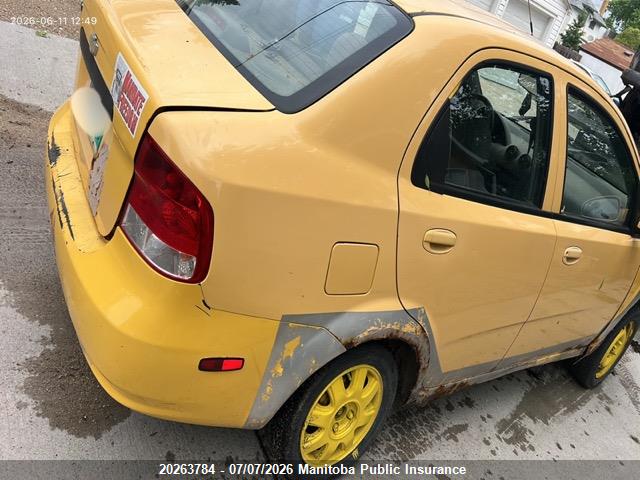 Aukcja sprzedaży 2004 Chevrolet Aveo, vin: KL1TD52694B160766, numer aukcji: 20263784