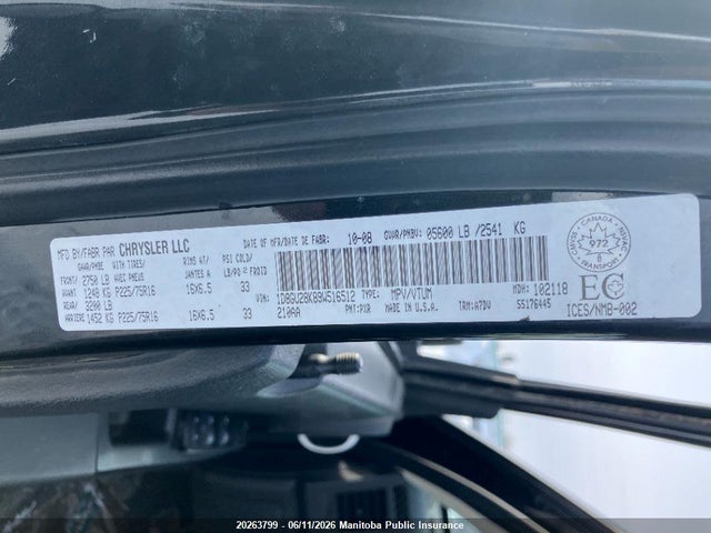 Aukcja sprzedaży 2009 Dodge Nitro Sxt, vin: 1D8GU28K89W516512, numer aukcji: 20263799