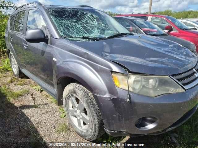 20263808 :رقم المزاد ، JA4LT21W99Z601980 vin ، 2009 Mitsubishi Outlander Es مزاد بيع
