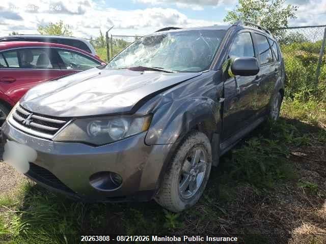 20263808 :رقم المزاد ، JA4LT21W99Z601980 vin ، 2009 Mitsubishi Outlander Es مزاد بيع