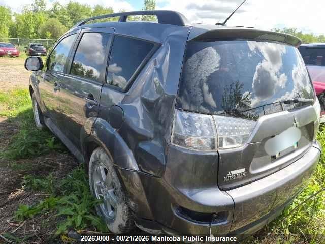 20263808 :رقم المزاد ، JA4LT21W99Z601980 vin ، 2009 Mitsubishi Outlander Es مزاد بيع