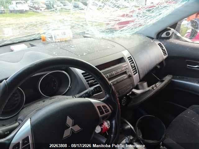 20263808 :رقم المزاد ، JA4LT21W99Z601980 vin ، 2009 Mitsubishi Outlander Es مزاد بيع