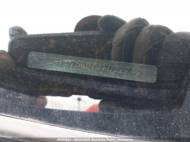 2018 Toyota Tacoma Double Cab V6 მანქანა იყიდება აუქციონზე, vin: 5TFDZ5BN7JX032742, აუქციონის ნომერი: 20263824
